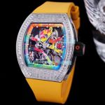 Swiss Quality Replica Richard Mille RM 68-01 Tourbillon Cyril Kongo Diamond Bezel Watch 
